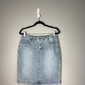 NWOT Charter Club Denim Skirt
